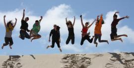 CroppedImage270137-4e7be3c02317d_920_group-jumping-at-henty-dunes-on-tasmanian-west-coast